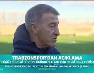 Trabzonspor'dan sert açıklama