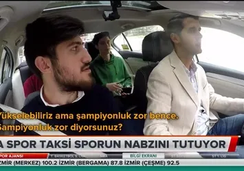 A Spor Taksi yollarda...