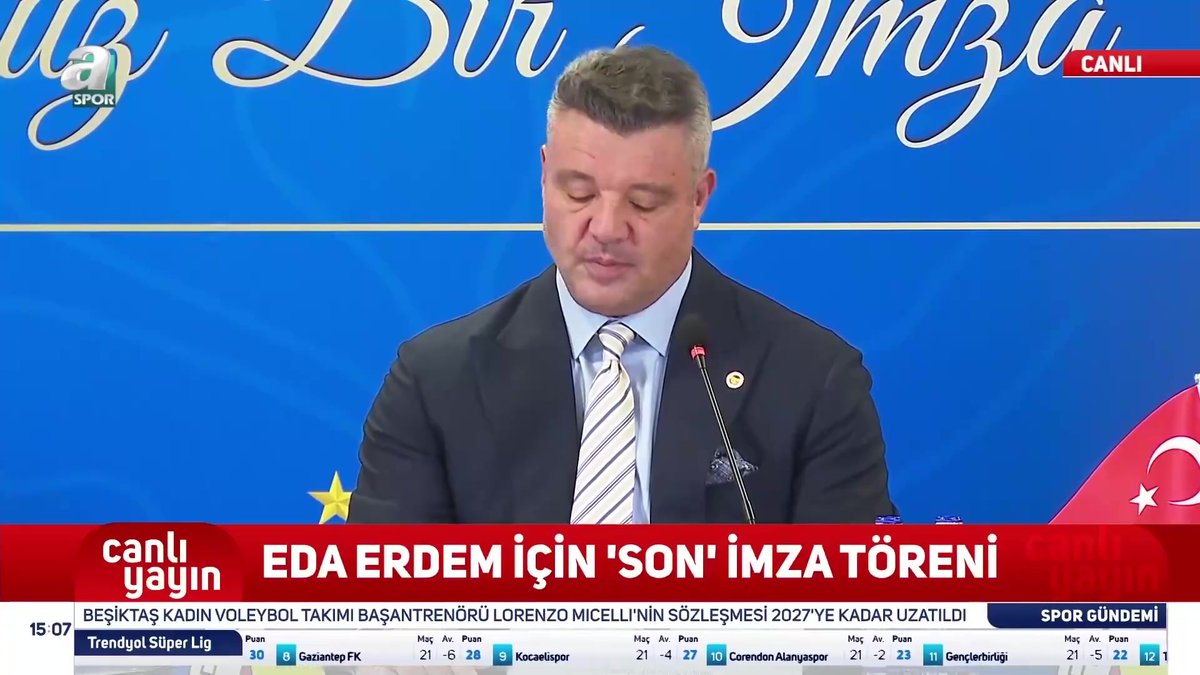 Fenerbahçe’de Eda Erdem için imza töreni yapıldı! - Aspor