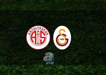 Antalyaspor - G.Saray ilk 11'ler belli oldu!