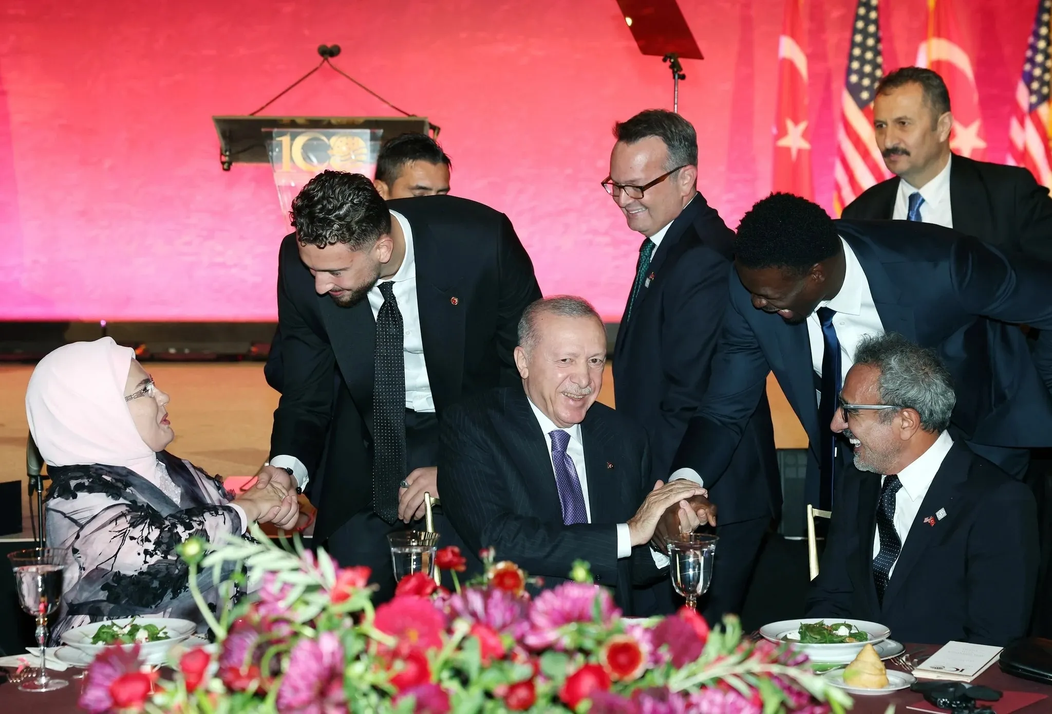 Alperen Şengün ve Adem Bona, Başkan Erdoğan ile buluştu