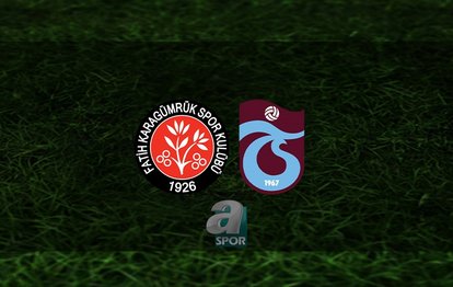 Fatih Karagümrük Trabzonspor maçı CANLI YAYIN A Spor izle | Trabzonspor maçı hangi kanalda? Saat kaçta?