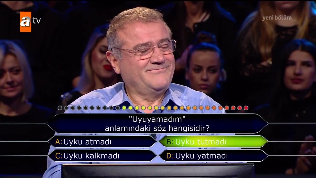 Kim Milyoner Olmak İster 797. bölüm soru ve cevapları! Geceye damga vuran soru