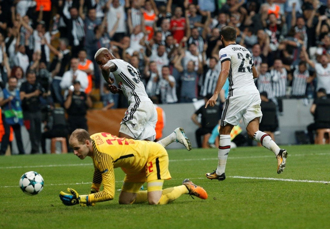 Beşiktaş-Leipzig karşılaşmasından kareler