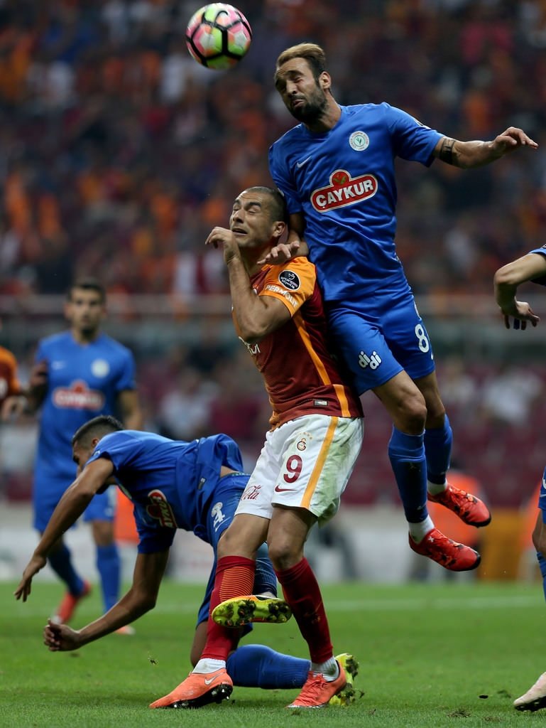 Galatasaray-Rizespor maçından kareler