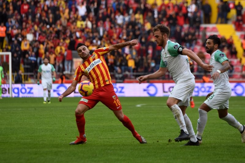Kayserispor - Bursaspor Maçtan kareler