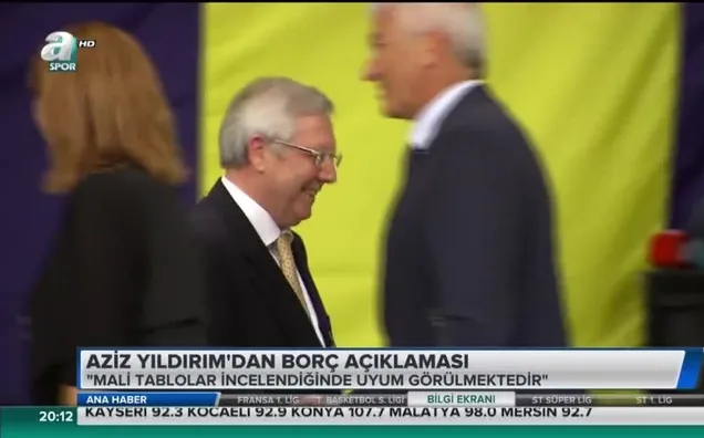 Aziz Yıldırım'dan borç açıklaması