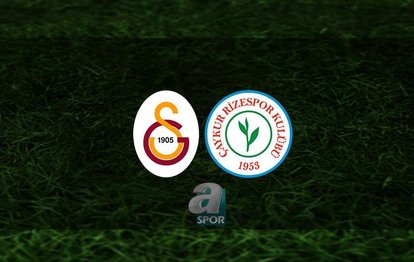 Galatasaray - Rizespor maçı CANLI | Galatasaray - Rizespor maçı saat kaçta? Galatasaray maçı hangi kanalda?