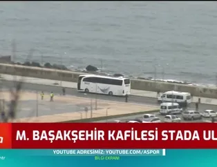 Medipol Başakşehir kafilesi stada ulaştı