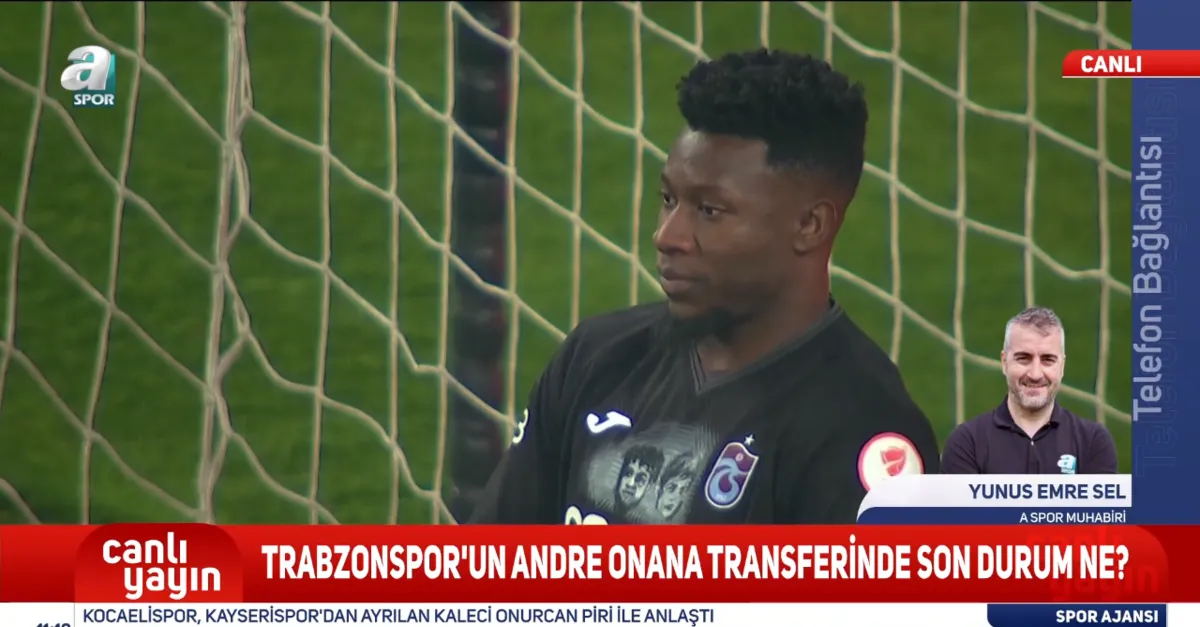 Trabzonspor'da Andre Onana gelişmesi!