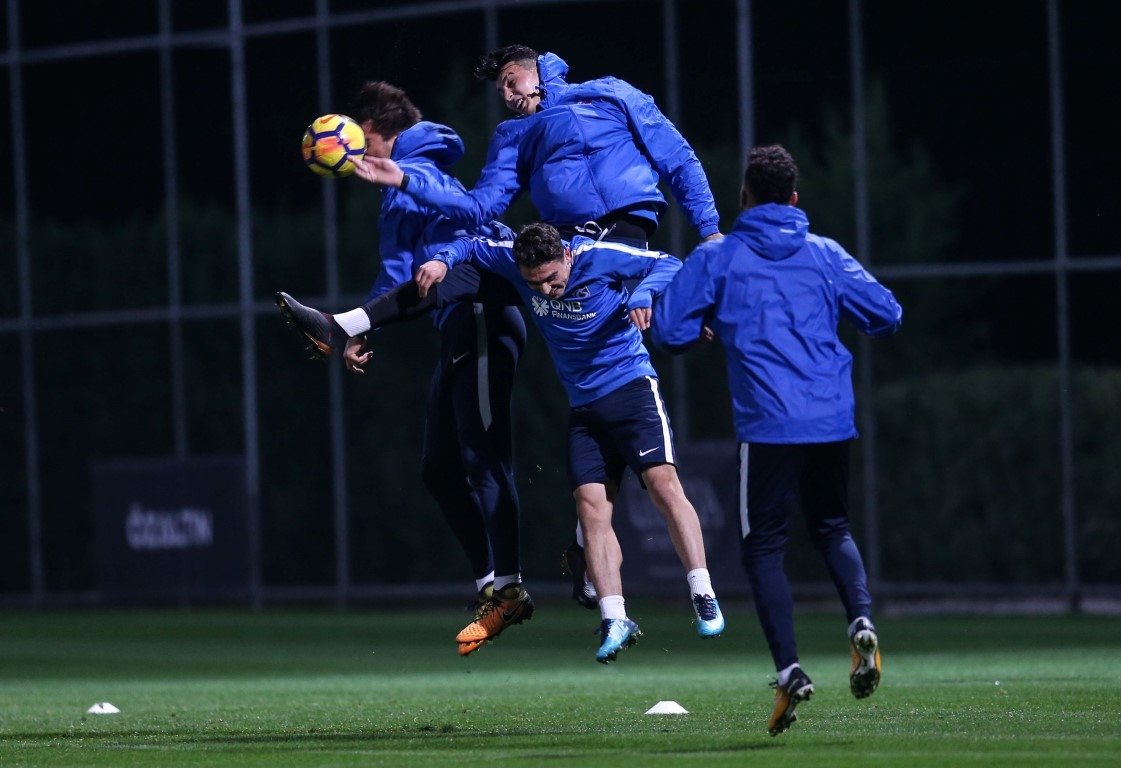 Trabzonspor’da kıran kırana antrenman
