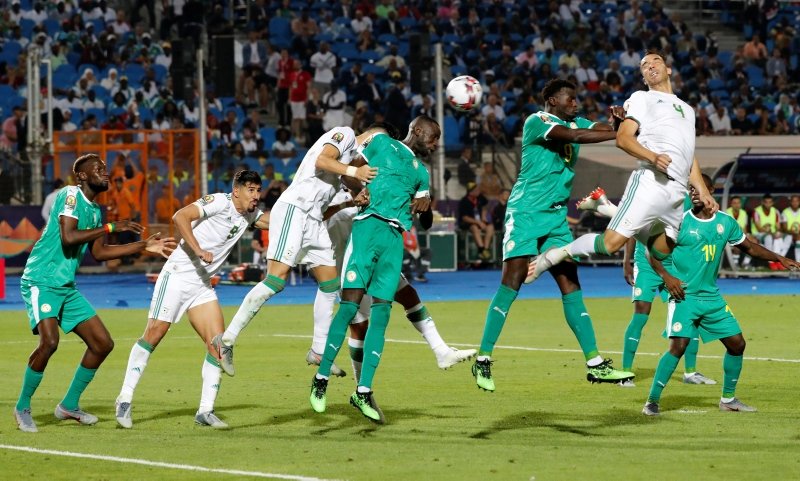 Senegal - Cezayir  maçından kareler...