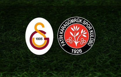 Galatasaray-Karagümrük maçı CANLI