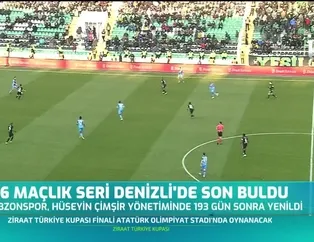16 maçlık seri son buldu