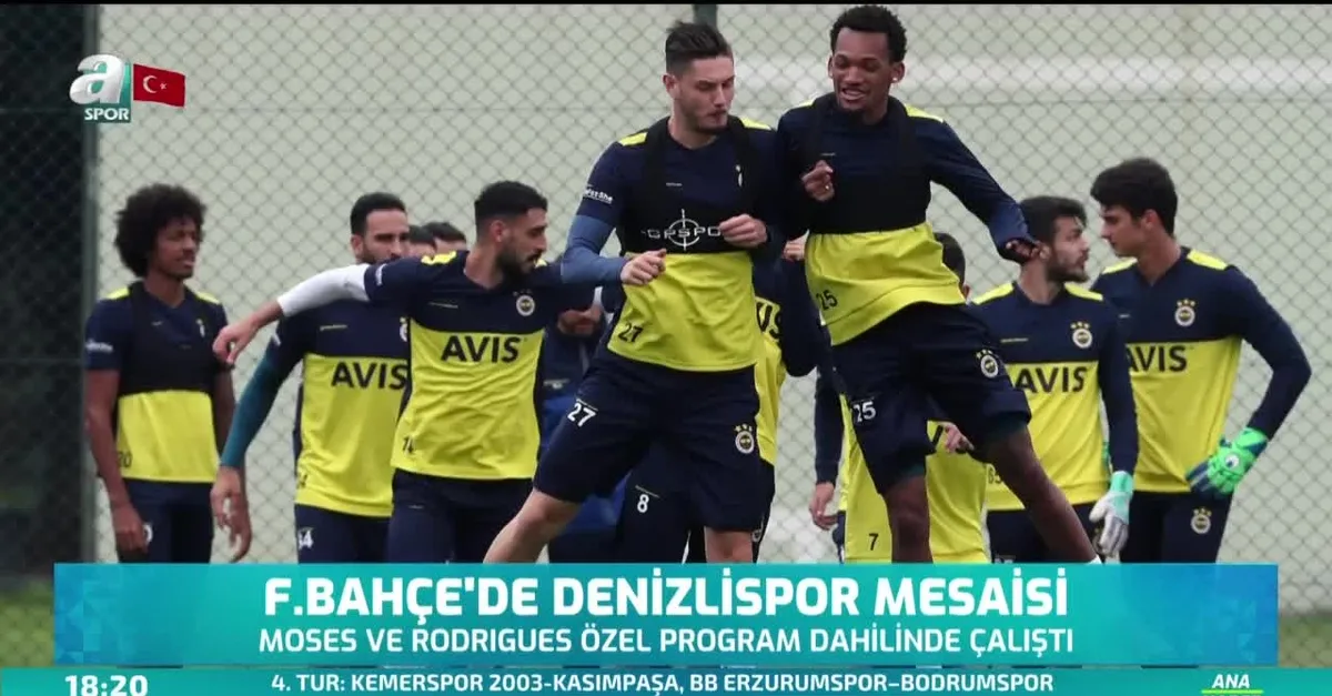 Fenerbahçe'de Denizlispor mesaisi