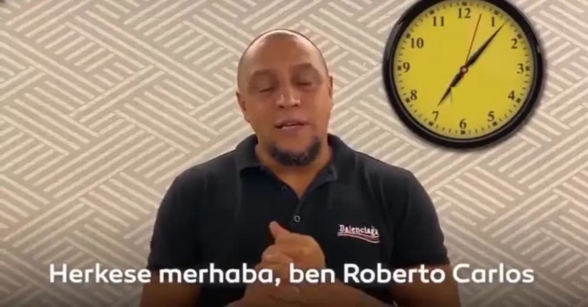 Roberto Carlos'tan G.Saray-F.Bahçe derbisi paylaşımı!