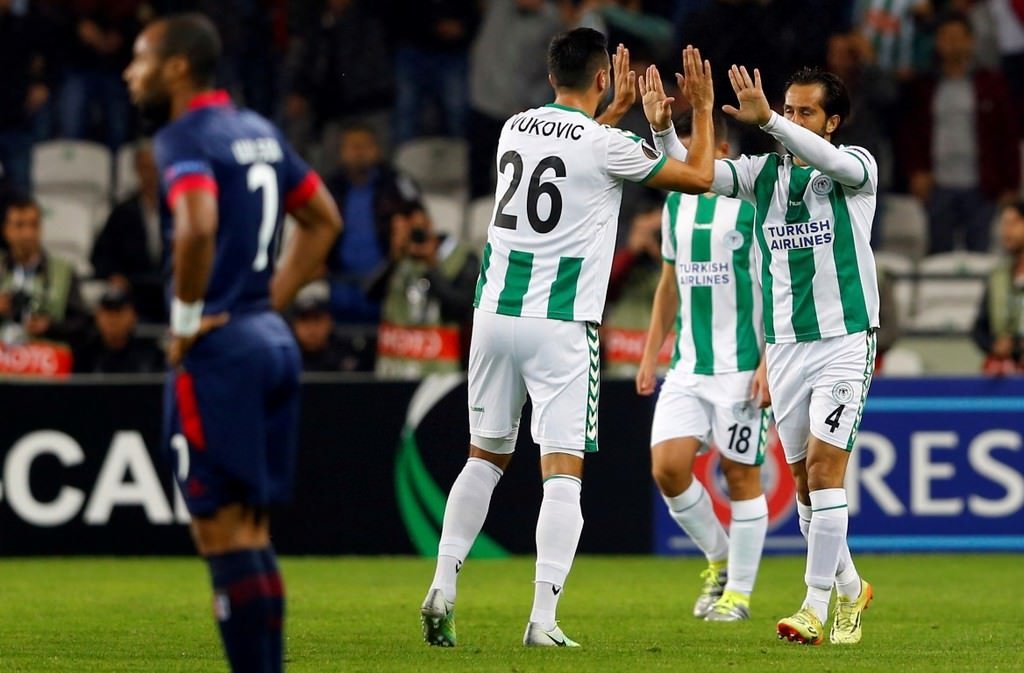 Atiker Konyaspor - Braga maçından kareler
