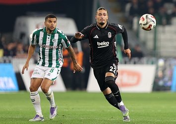 Beşiktaş ile Konyaspor, PFDK'ye sevk edildi