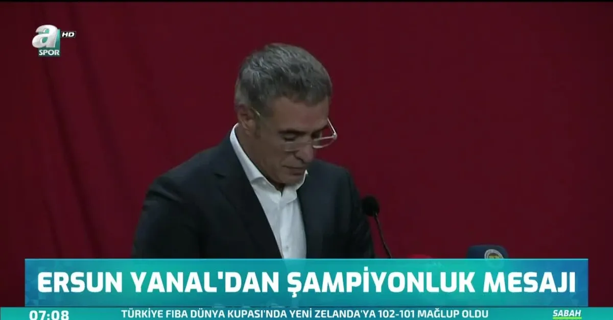 Ersun Yanal'dan şampiyonluk mesajı