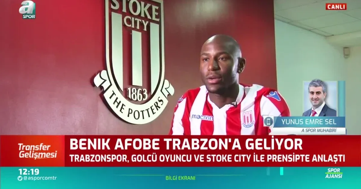 Benik Afobe Trabzon'a geliyor