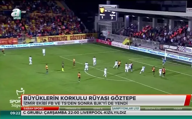 Büyüklerin korkulu rüyası Göztepe