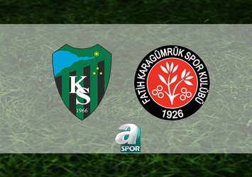 Kocaelispor-Fatih Karagümrük maçı saat kaçta?