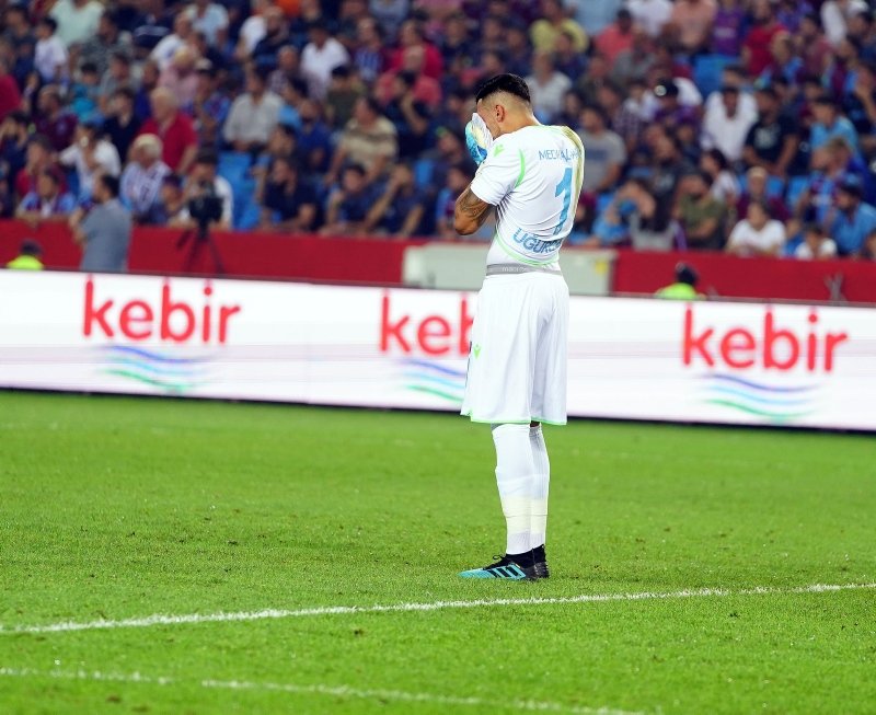 Trabzonspor-AEK maçından kareler