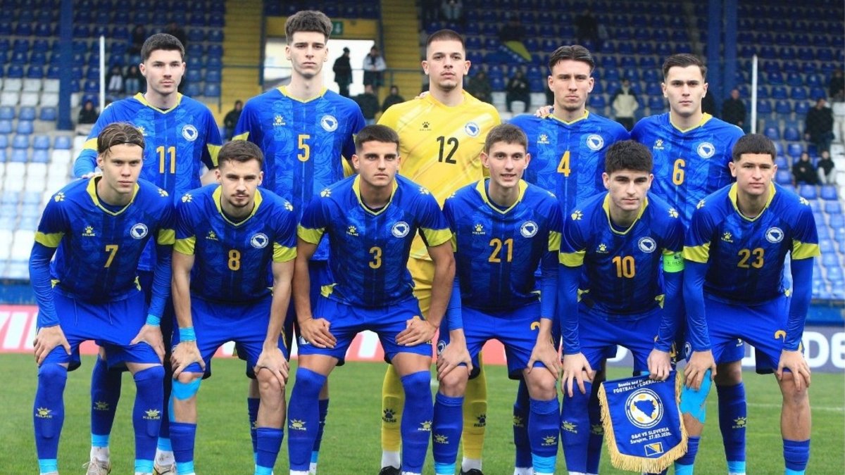 Bosna Hersekli futbolculardan israil'e protesto!