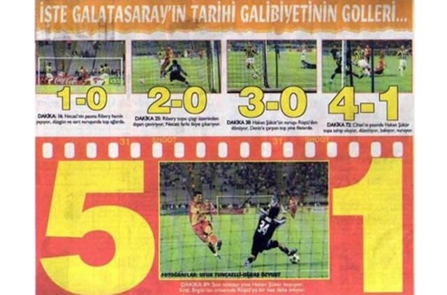 İşte unutulmaz Galatasaray - Fenerbahçe derbileri