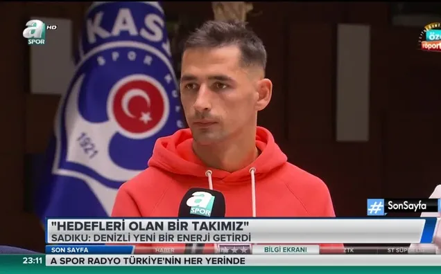 Sadiku: "Hedefleri olan bir takımız"