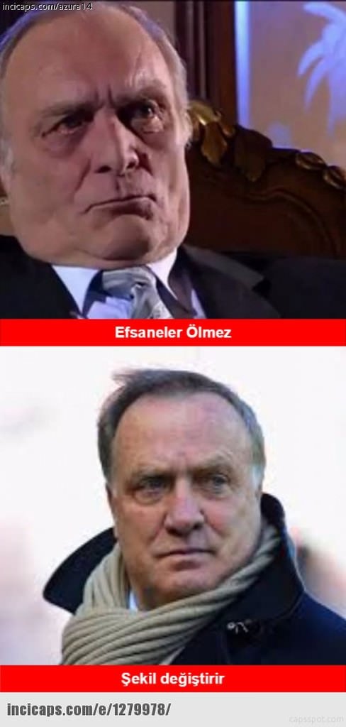 Sosyal medyada Dick Advocaat capsleri