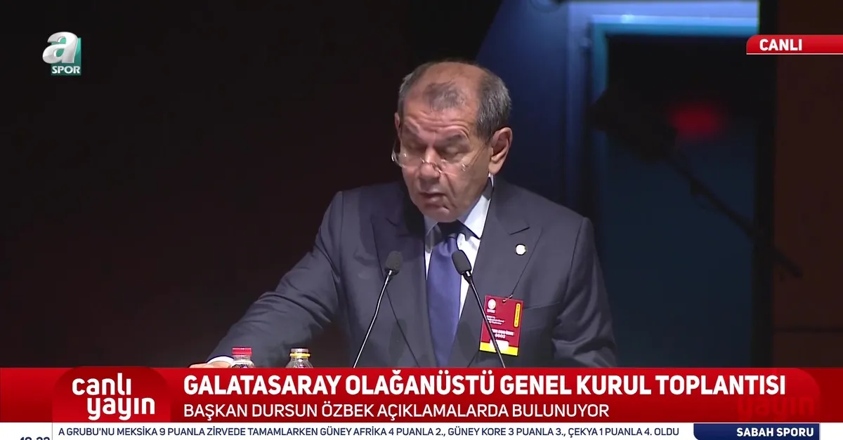 Dursun Özbek yetki istenen projeleri açıkladı!