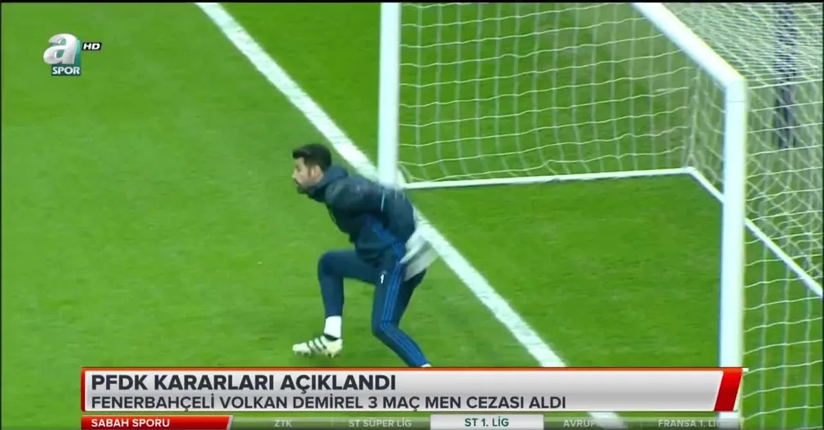 Volkan Demirel'e 3 maç men