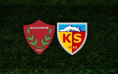 Hatayspor - Kayserispor maçı saat kaçta hangi kanalda canlı yayınlanacak?