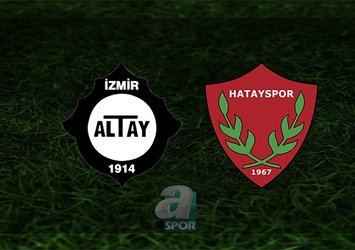 Altay - Hatayspor maçı saat kaçta?