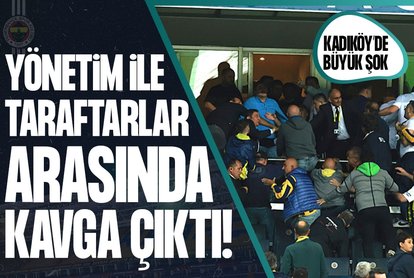 Kadıköy’de şok! Yönetim ile taraftarlar arasında kavga çıktı