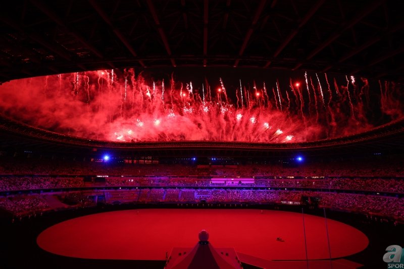 Son dakika spor haberi: Tokyo 2020 Olimpiyatları açılış töreninde dikkat çeken görüntüler!
