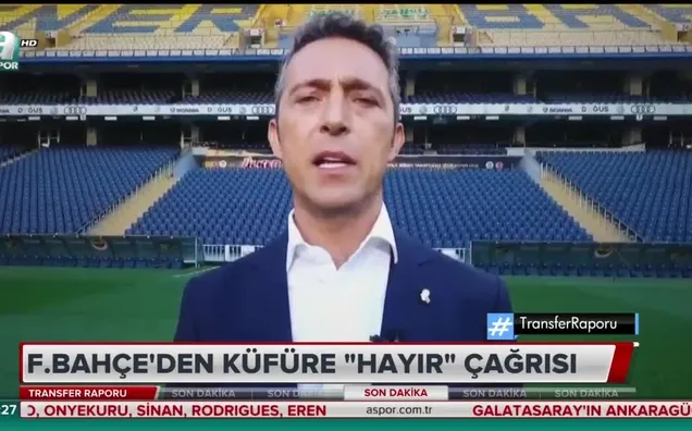 Fenerbahçe'den 'küfüre hayır' çağrısı