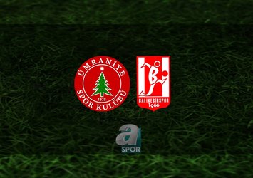 Ümraniyespor -Balıkesirspor maçı ne zaman?