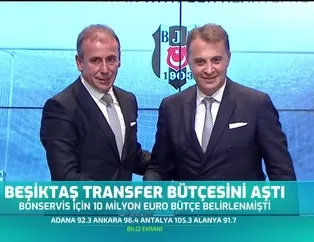 Beşiktaş transfer bütçesini aştı