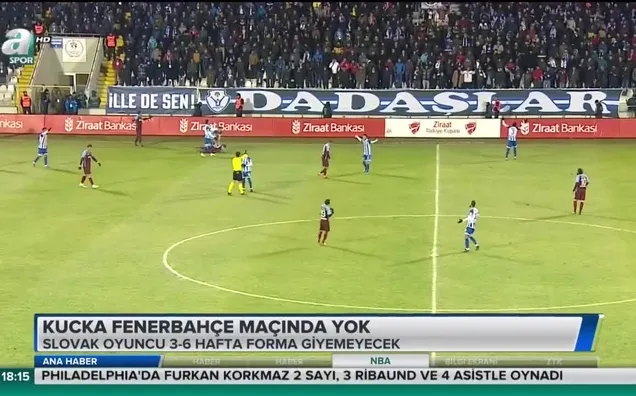 Kucka Fenerbahçe maçında yok