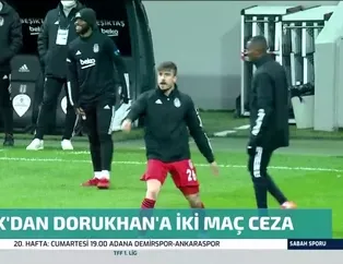 PFDK'dan Dorukhan Toköz'e 2 maç ceza