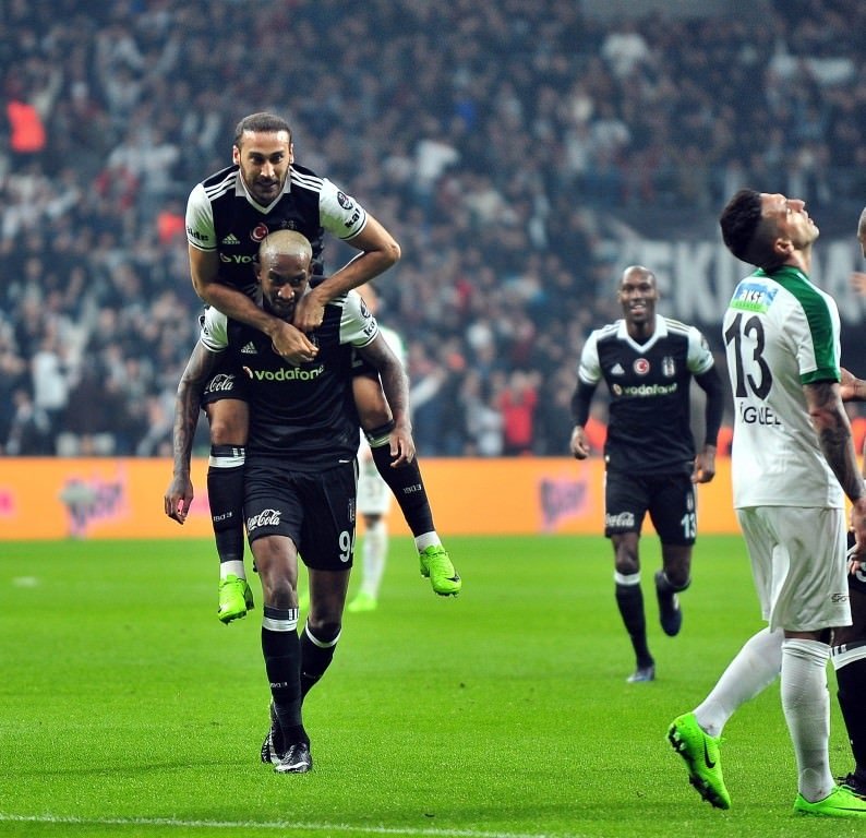 Beşiktaş-Akhisar Belediyespor karşılaşmasından kareler