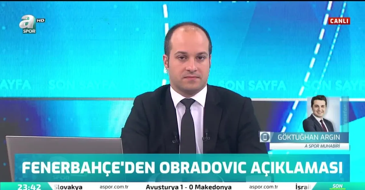 Fenerbahçe'den Obradovic açıklaması