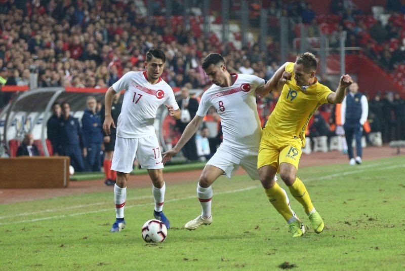 Türkiye - Ukrayna maçından kareler!