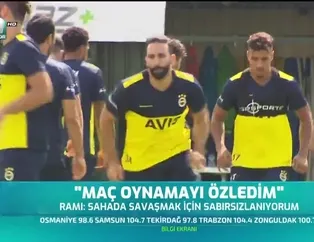 Rami: Sahada savaşmak için sabırsızlanıyorum