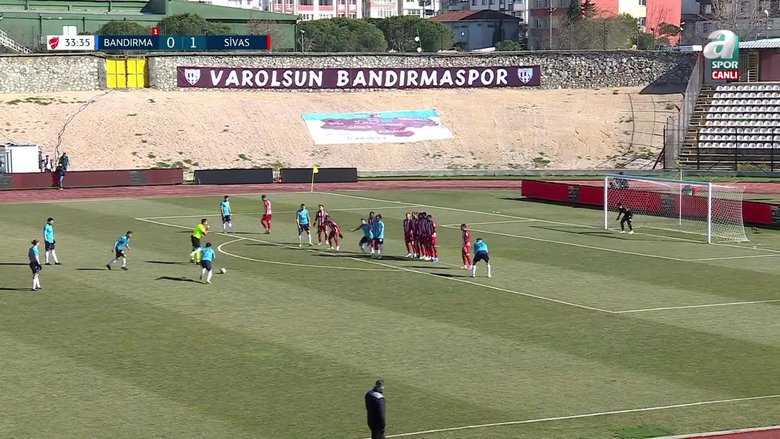 Bandırmaspor Sivasspor: 2-4 Maç sonucu