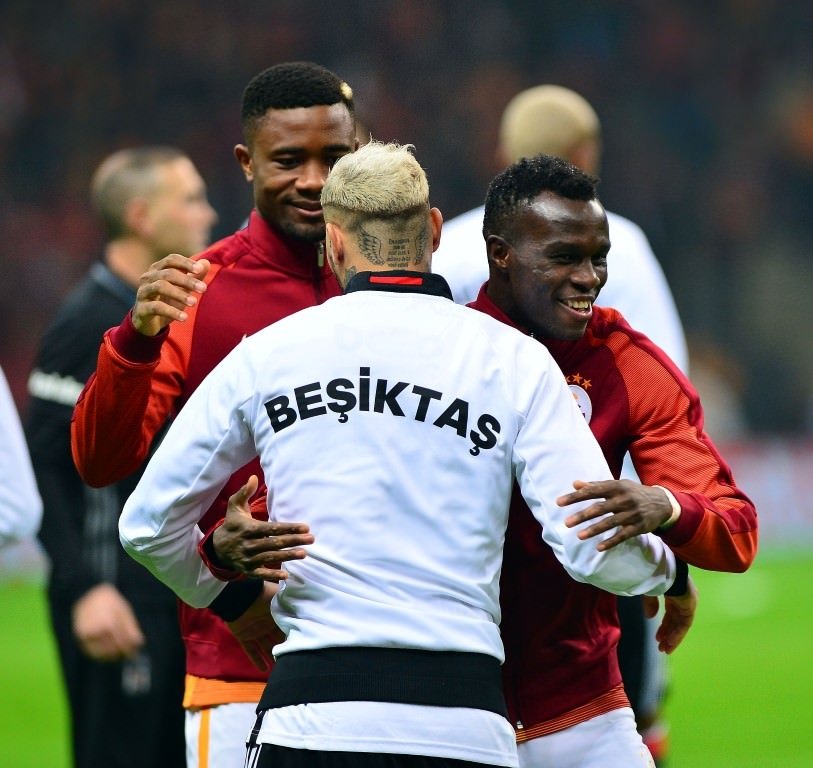 Galatasaray-Beşiktaş karşılaşmasından kareler