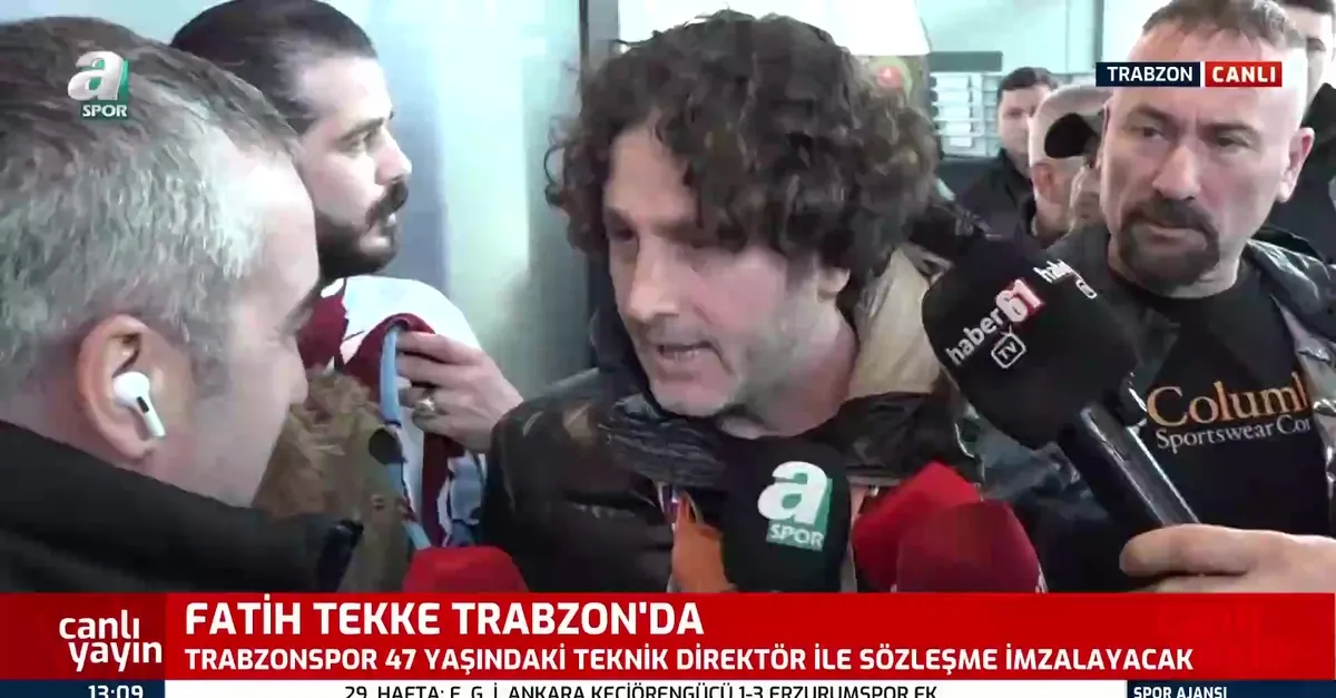 Fatih Tekke Trabzon'a geldi