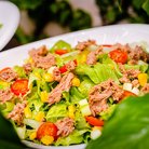 Proteinli ton balıklı salata